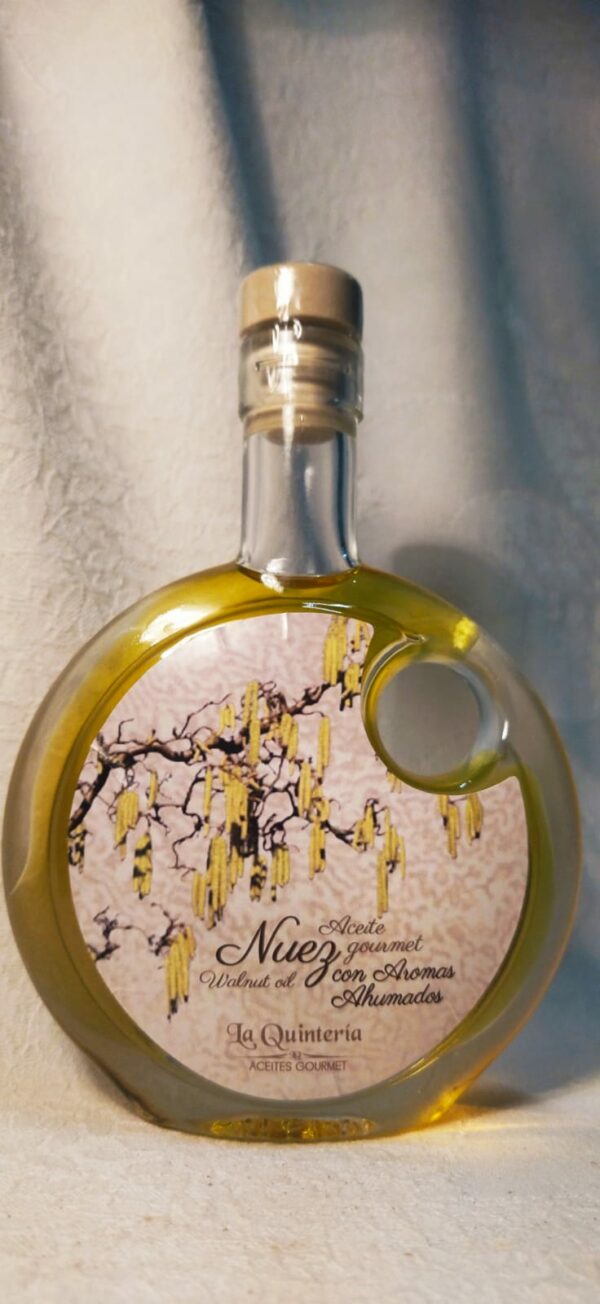 Aceite de nuez con aromas ahumados